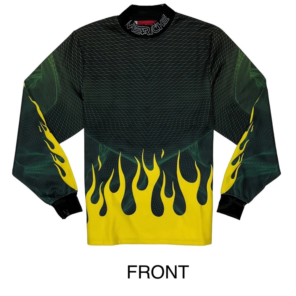 (New with tags) Green Demon Mock Neck Green / 2XL | Vie Riche Paris
